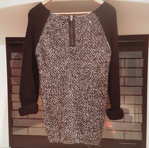 Dex Long Thick Knit Raglan Sleeve Sweater - Picture 2 of 4